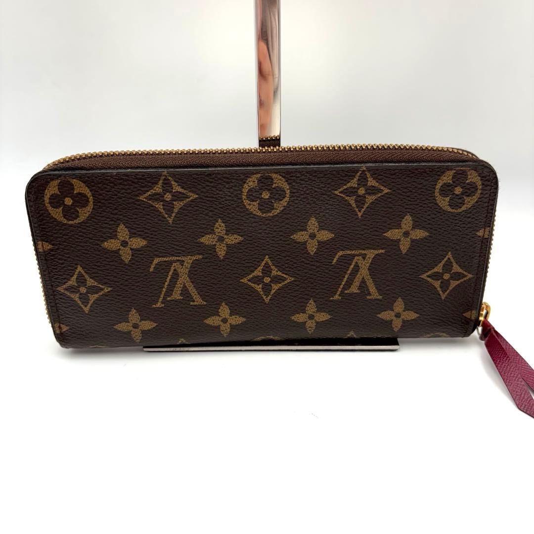 ルイヴィトン モノグラム ポルトフォイユ クレマンス 長財布 フューシャ