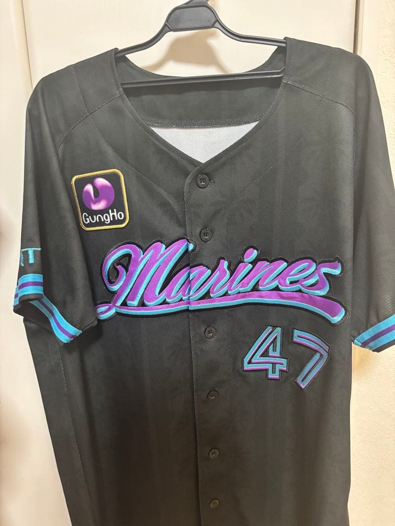 鈴木昭汰 ロッテブラックサマーユニフォーム Mサイズ