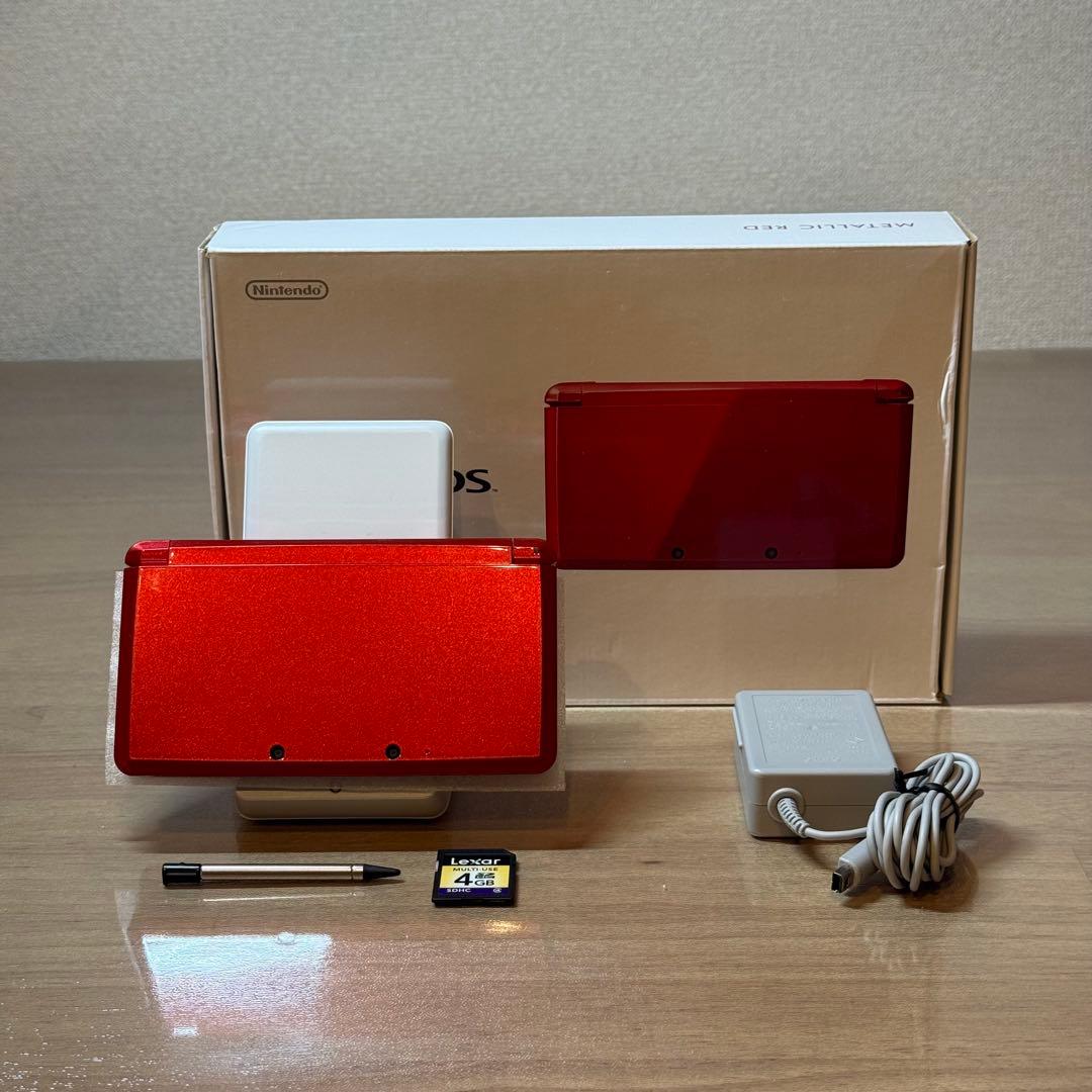 5-253 ニンテンドー3DS メタリックレッド 箱付き