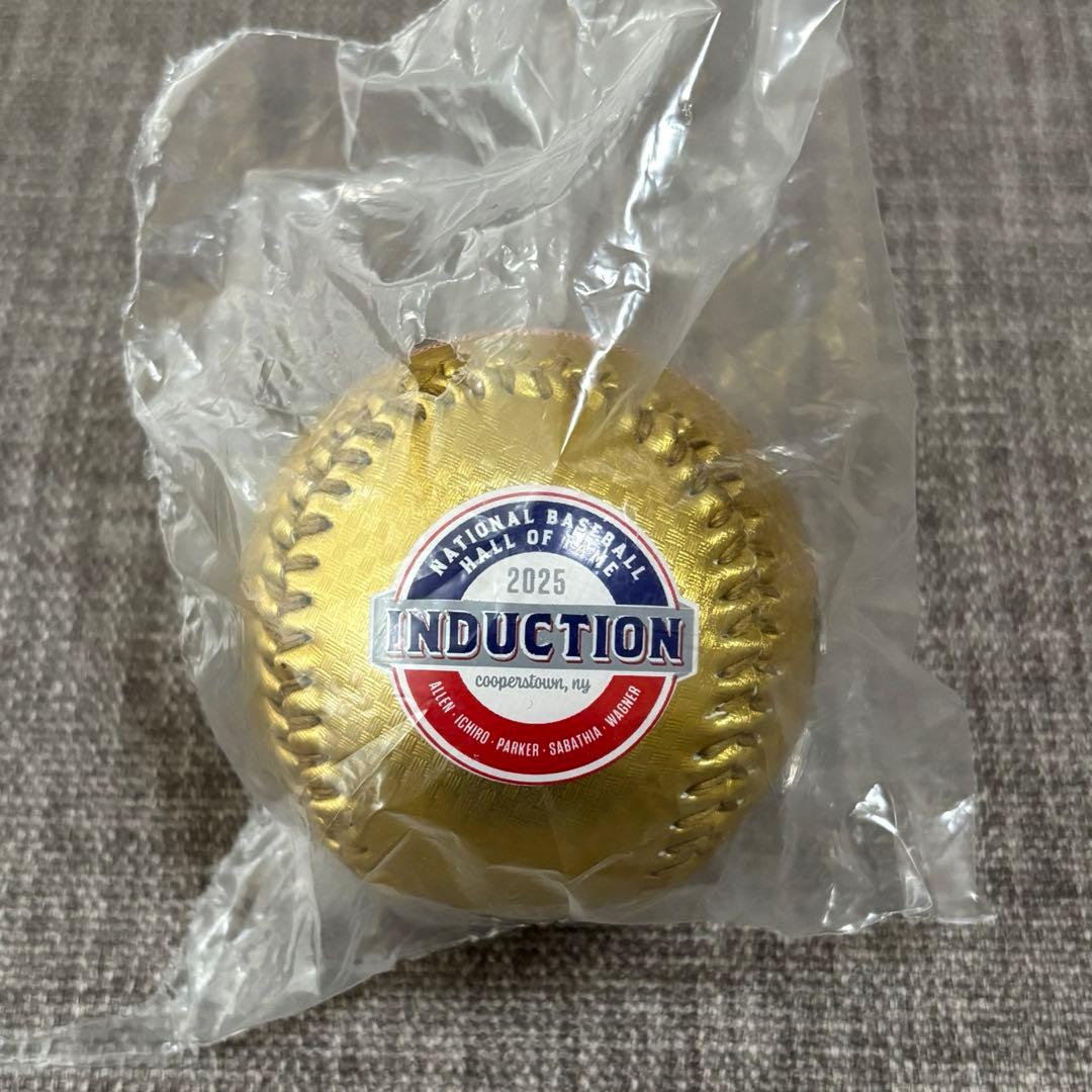 アメリカ野球殿堂博物館 イチロー 殿堂入り記念ボール