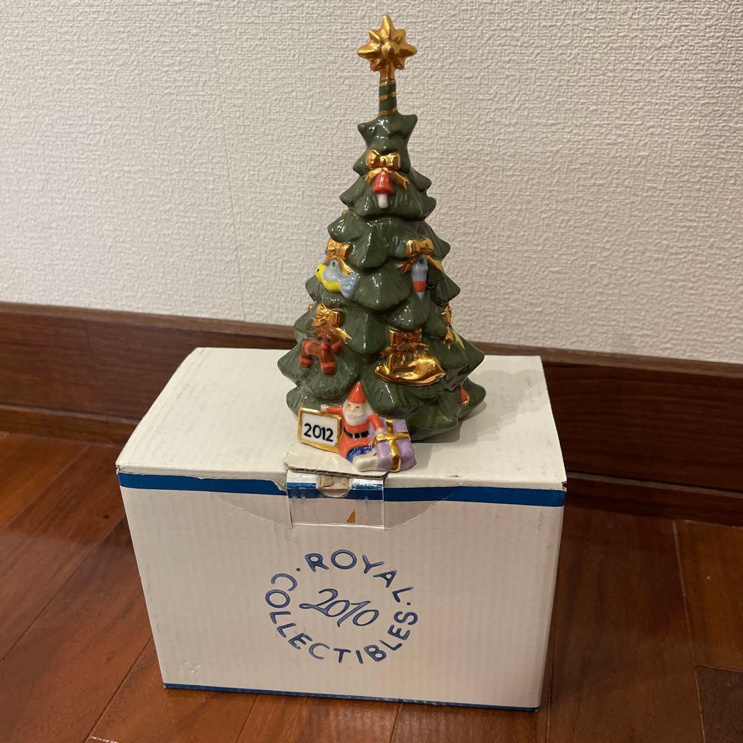 ロイヤルコペンハーゲン⚫︎2012年製 陶器クリスマスツリー