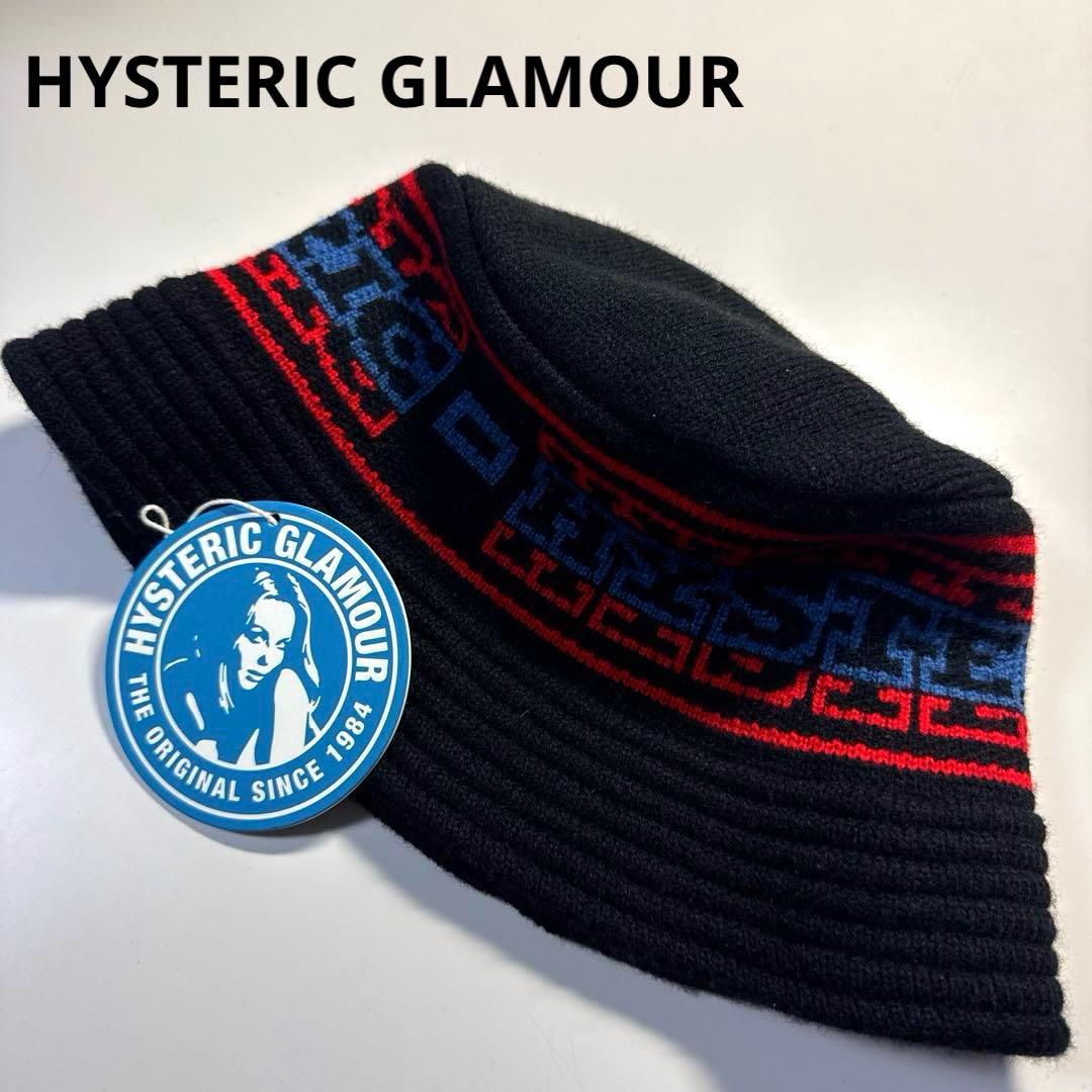 【即完売品】HYSTERIC GLAMOUR バケットハット 黒 赤　メンズ