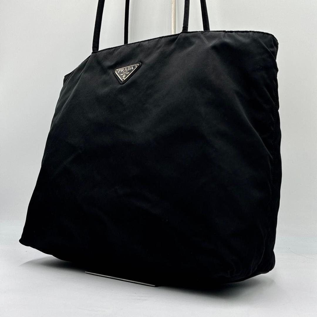 f.mich　プラダ トートバッグ 肩掛け 三角ロゴ ナイロン A4可