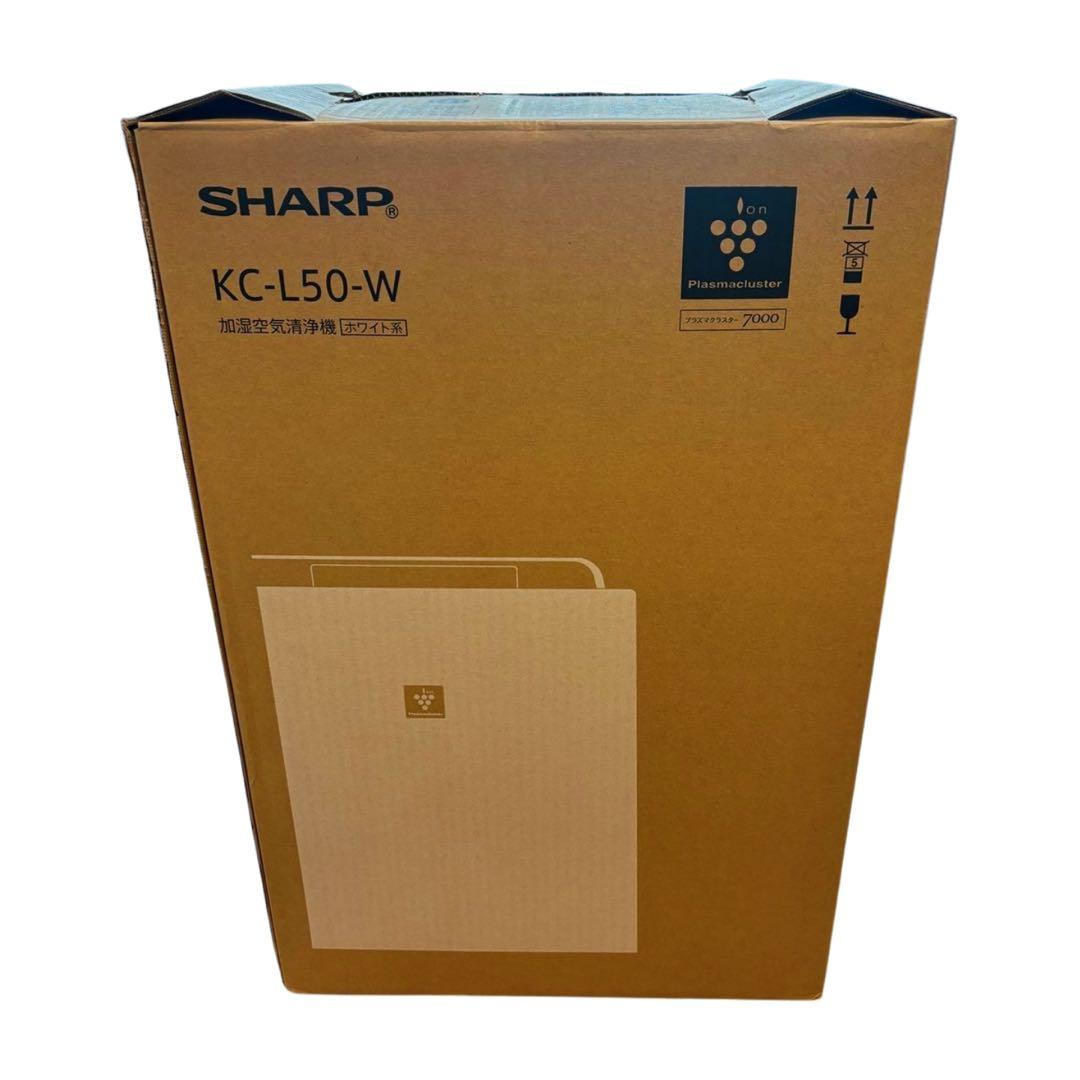 SHARP 空気清浄機 KC-L50-W ホワイト