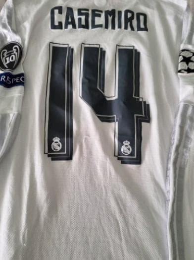 15/16 レアル・マドリード ホーム 長袖 ユニフォーム 14番 カゼミーロ