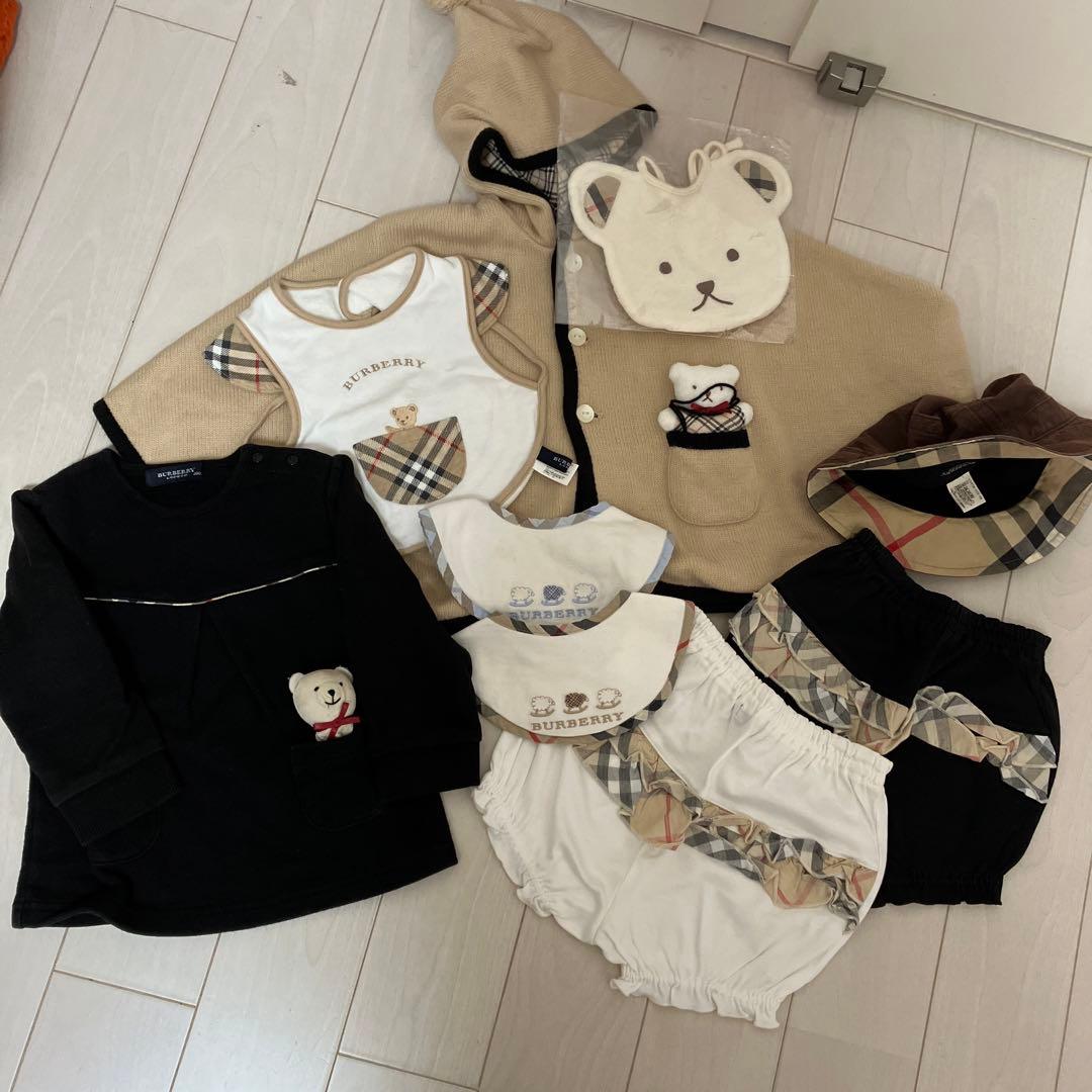 バーバリーくま　チェック　ベビーグッズセット