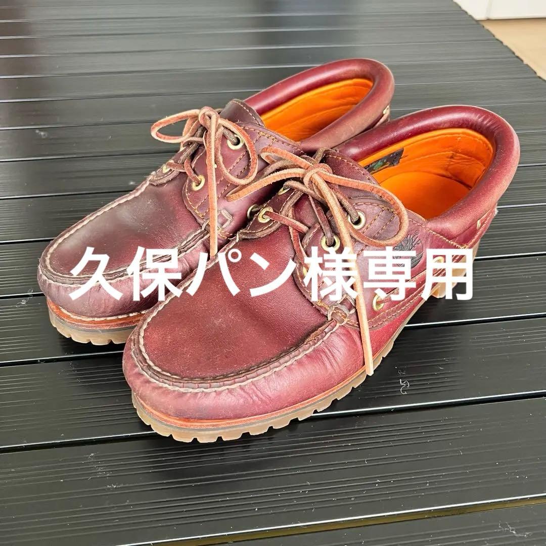 Timberlandティンバーランド／3アイレット／モカシンシューズ／7W