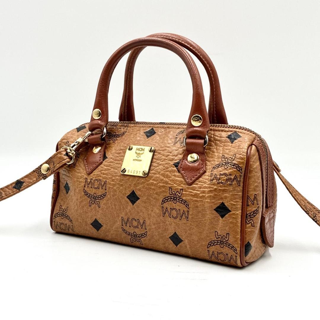 ゆーーー　MCM ミニボストン ショルダーバッグ 2way ヴィセトス