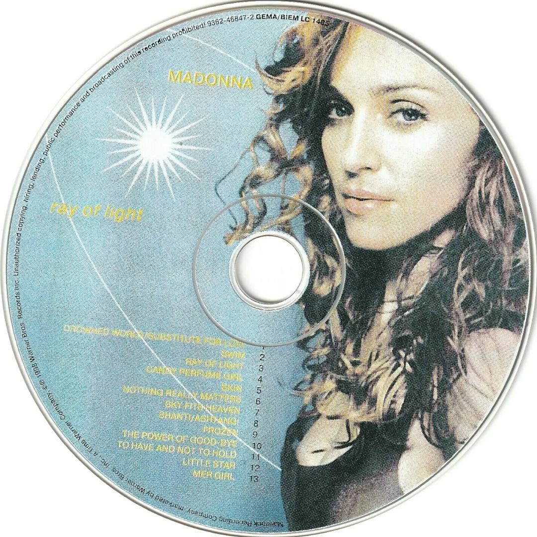 マドンナ　Ray Of Light アルバム　ロシア盤 ピクチャー盤 CD