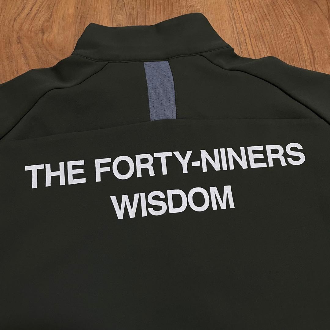 TFW49 ハーフジップ　モックネック　L ゴルフ　カーキ　Tシャツ