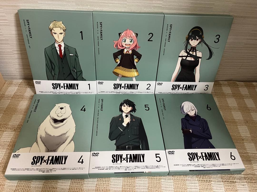 SPY×FAMILY スパイファミリー　初回全6巻セット DVD