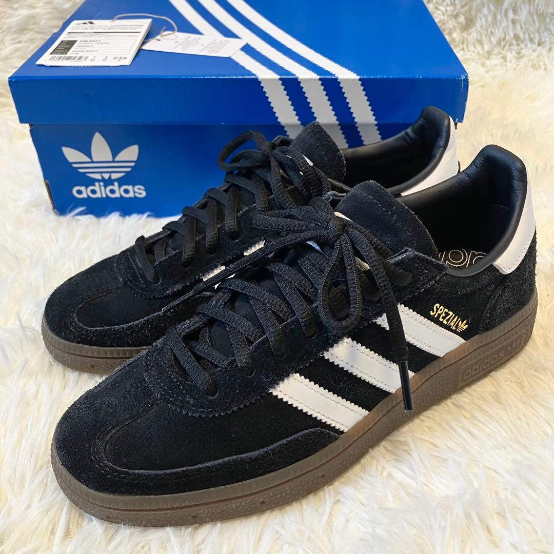 【箱・タグ付き】アディダス ハンドボール スペツィアル ブラック 23.5cm