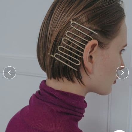 sykia シキアWave Hair Wire Pin ゴールド 箱巾着有