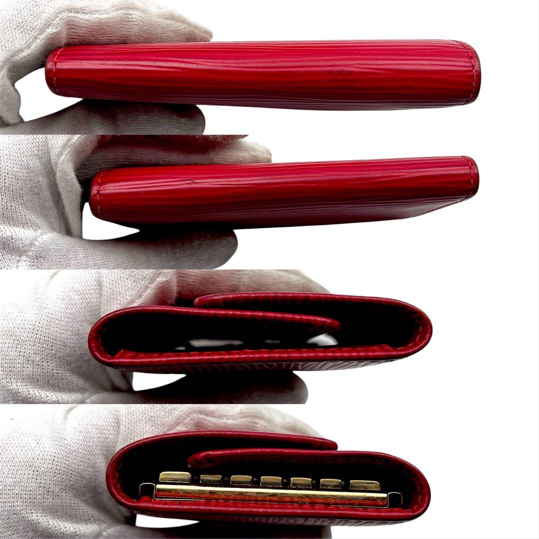 【美品】LOUIS VUITTON ルイヴィトン　キーケース　6連　エピ　レッド