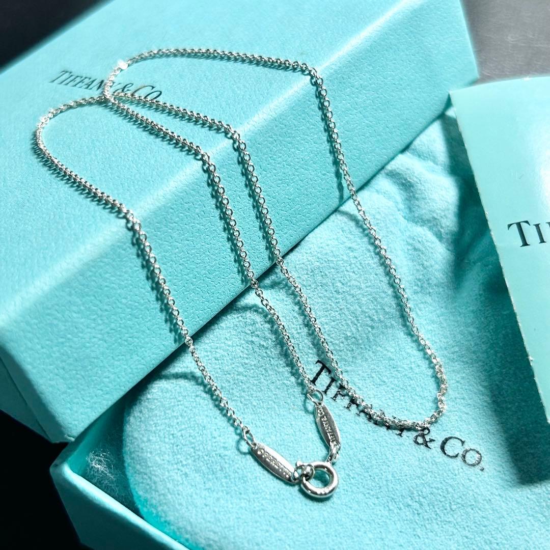 ティファニー　チェーン　ネックレス　ペンダント　Tiffany シルバー　美品