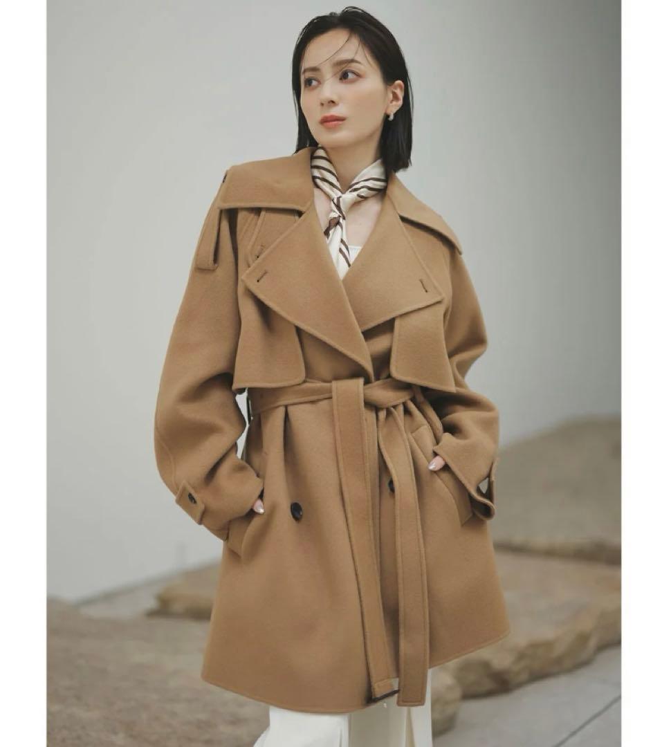 【新品未使用】アニュアンス　リバーミドルトレンチコート