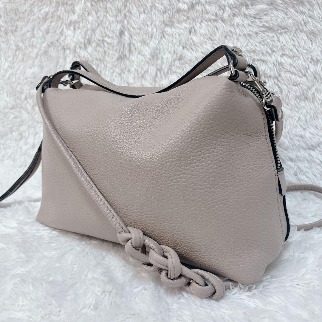 美品✨GIANNI CHIARINI アリファ M 2way ショルダーバッグ
