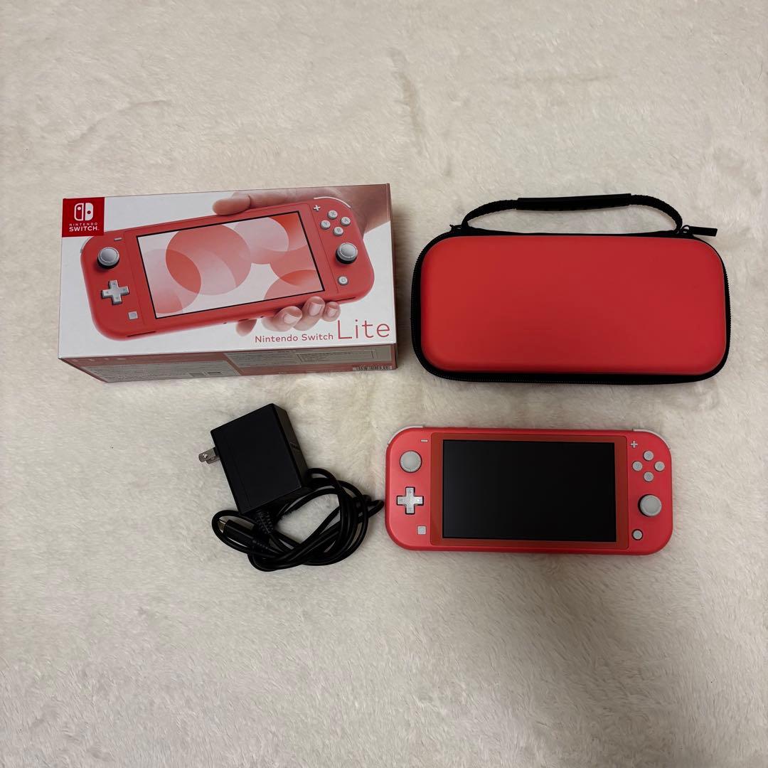 【ケース付き】Nintendo Switch Lite ピンク 本体