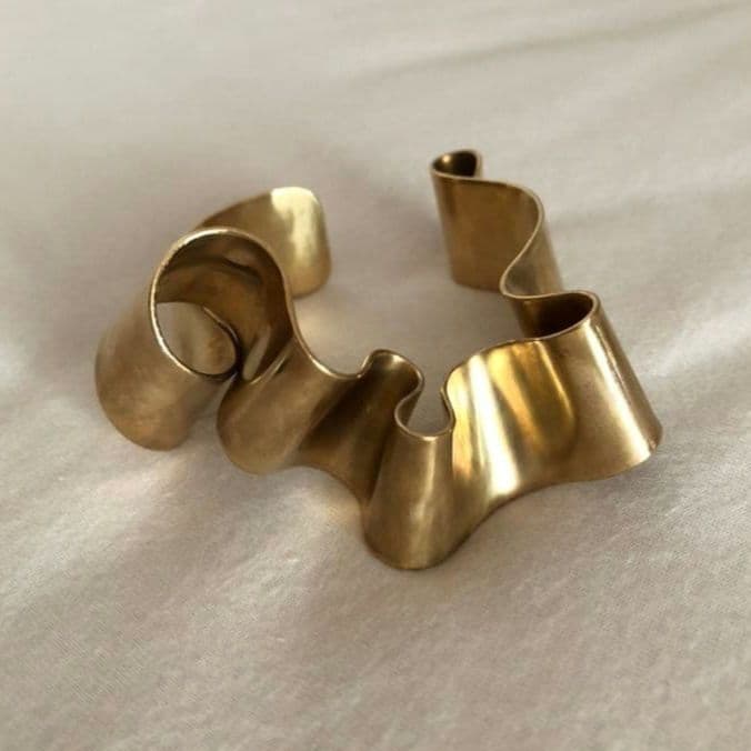 1点もの moe 真鍮 バングル　vintage アンティーク