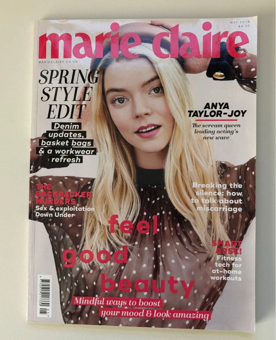 marie claire 2019年5月号 アニャテイラージョイ 海外雑誌 UK