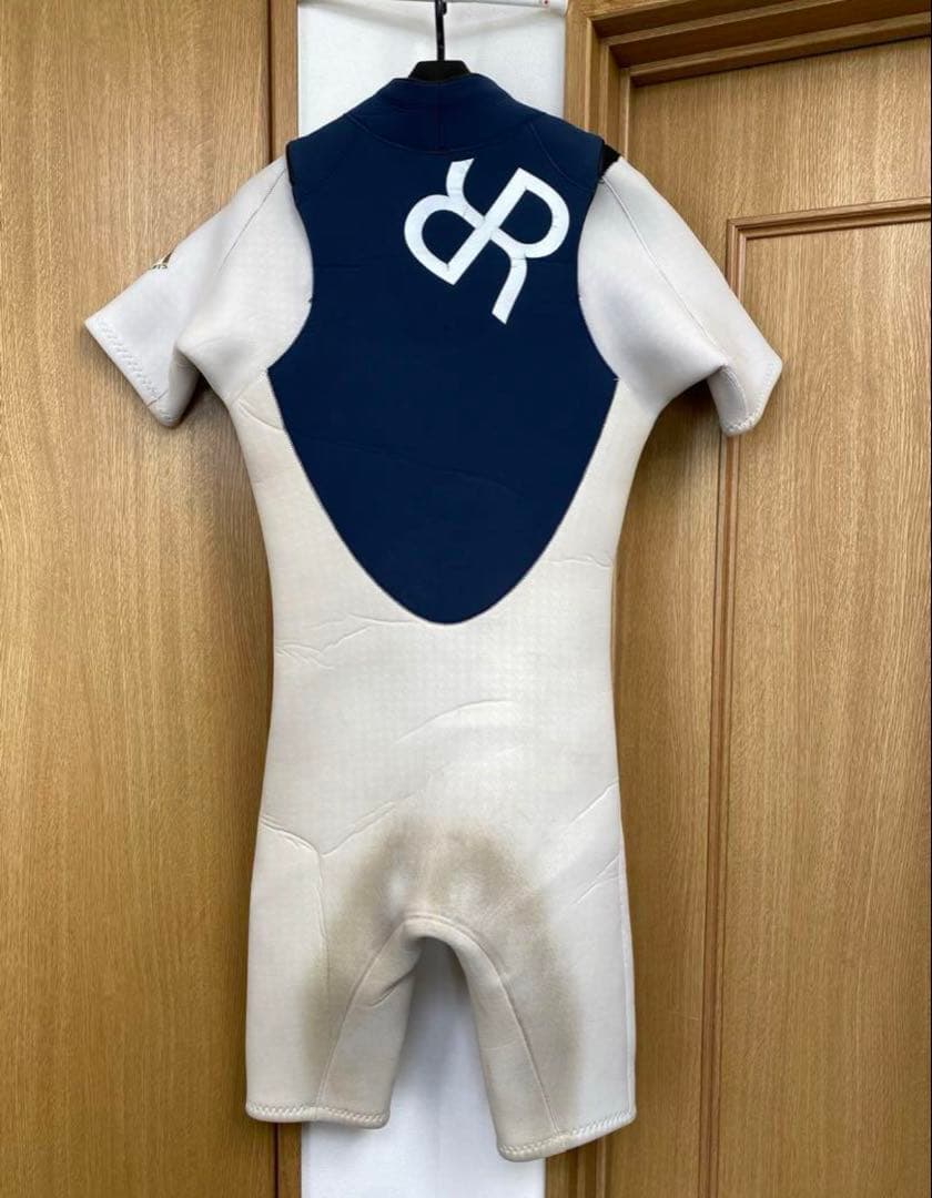 RASH スプリングウェットスーツ ホワイト/ネイビー