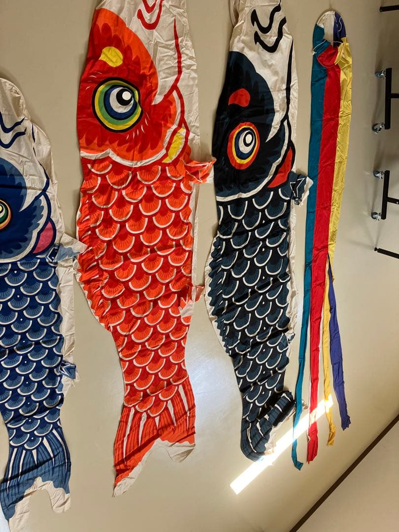 職人手作りブロード鯉のぼり5m他の4点セット