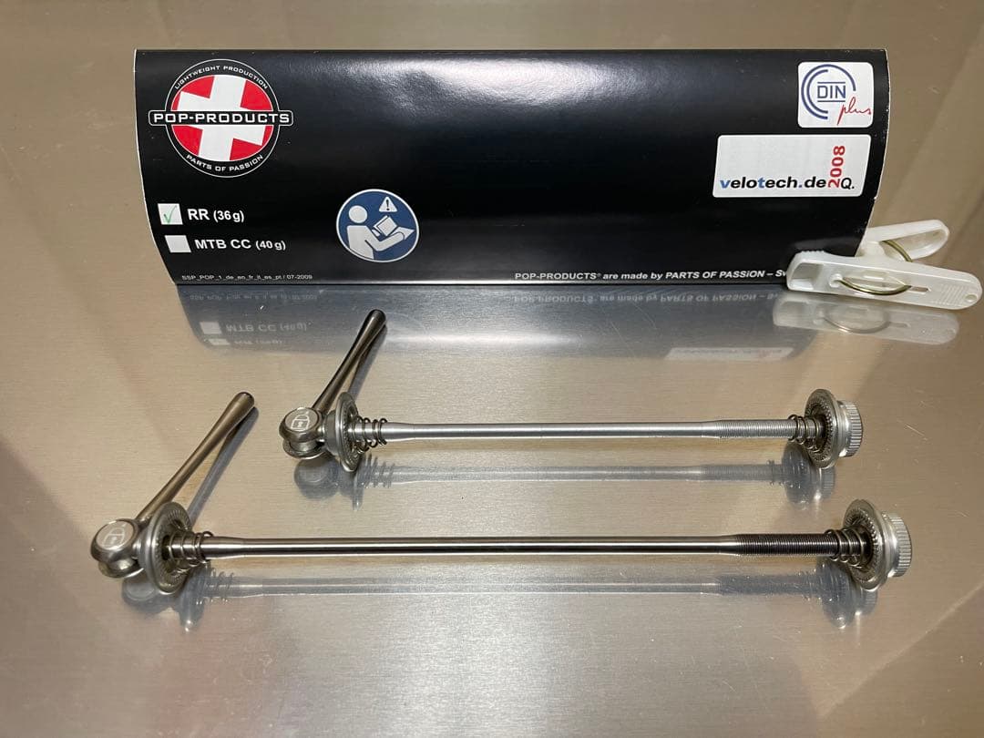 POP-PRODUCTS クイックリリース スキュワー 超軽量 ポッププロダクツ