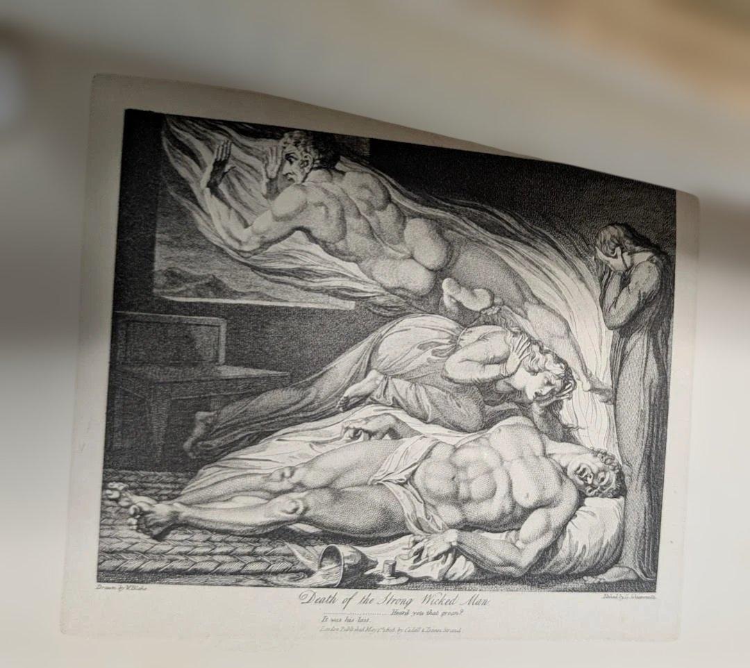 ★希少 ★ウィリアム・ブレイク★挿画本 The Grave★銅版画 13点★