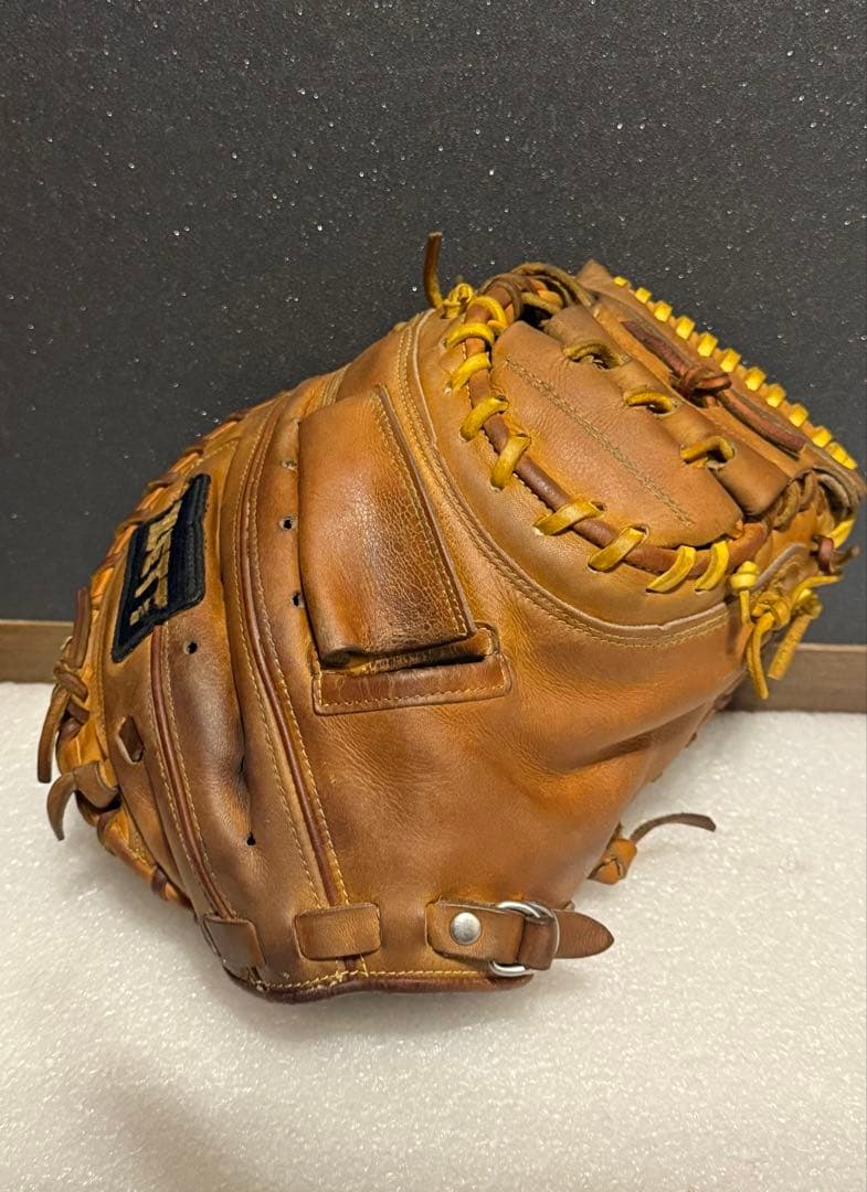 ★希少★旧ロゴ★ ゼット プロステイタス 軟式用 キャッチャーミット 型◎