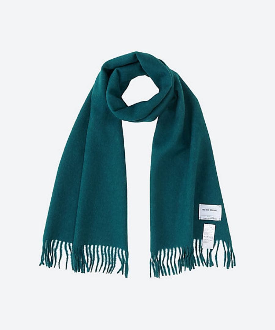 小物 The Inoue Brothers Brushed Scarf teal
