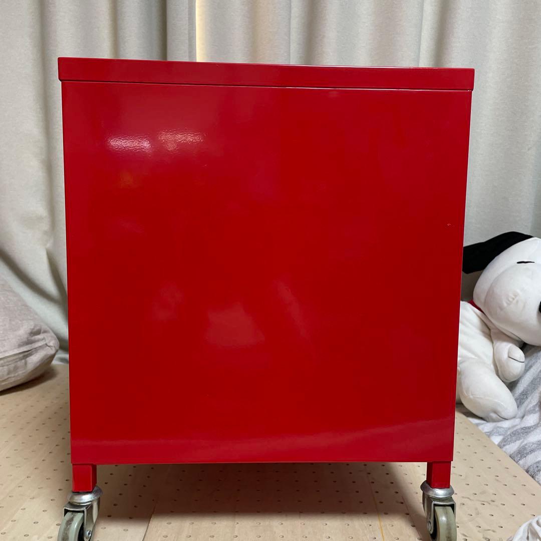 IKEA PS キャビネット　小　レッド　赤