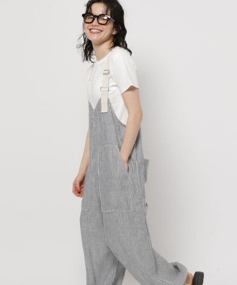 niko and… FINE リネンツイルサロペット