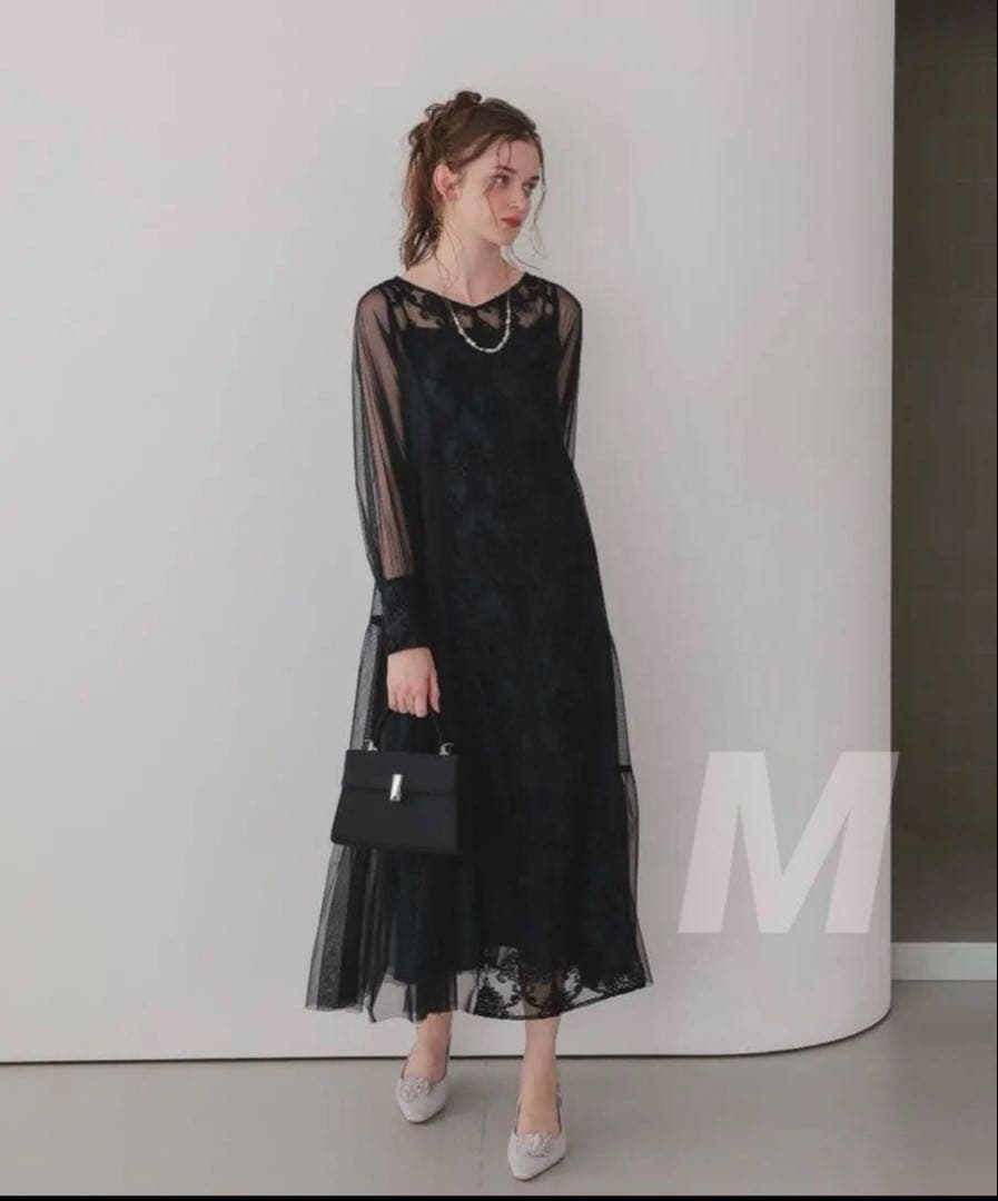 ★新品★ドリードール　モールレースサイドティアードドレス