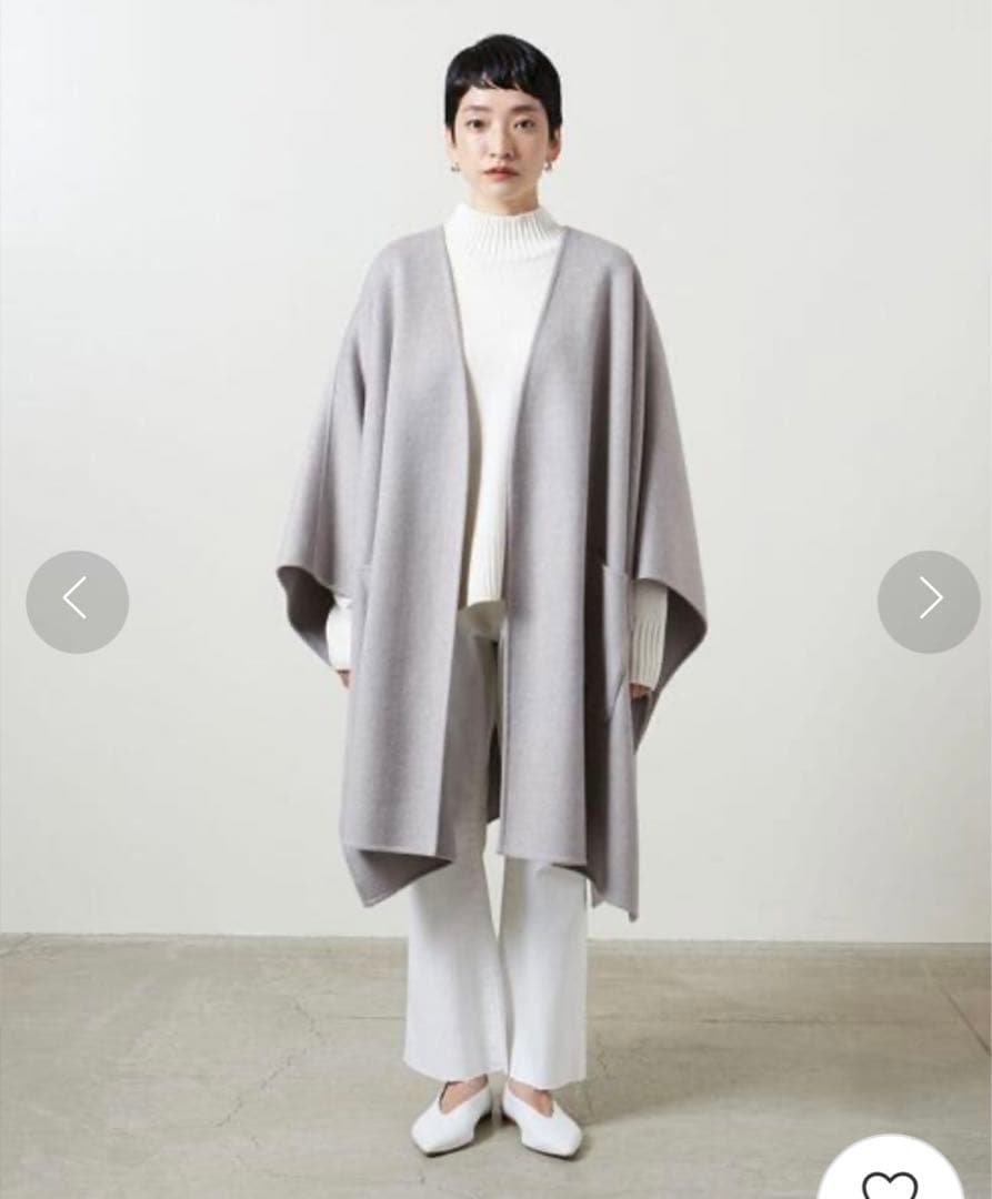 UNITED ARROWS リバーポンチョコート