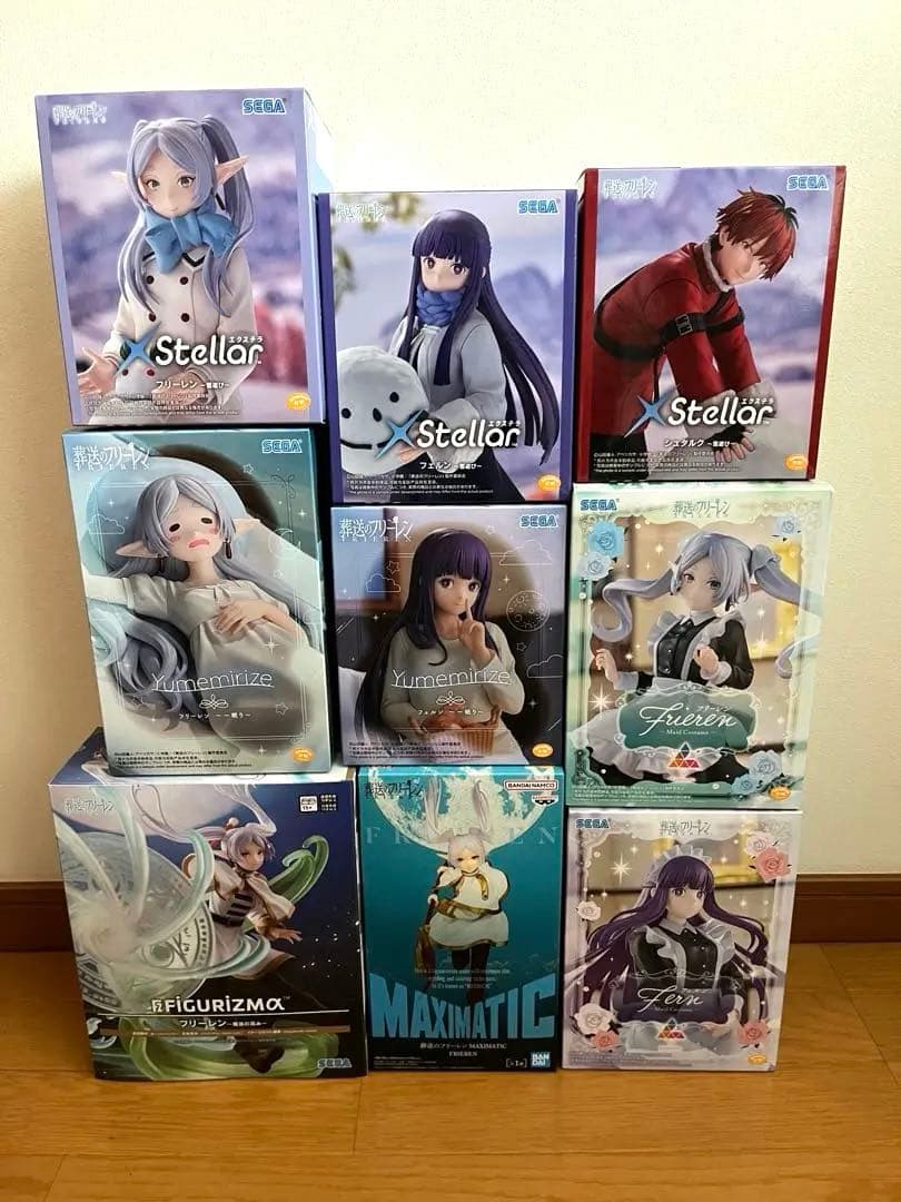 プライズフィギュア 葬送のフリーレン　まとめ売り　9体セット