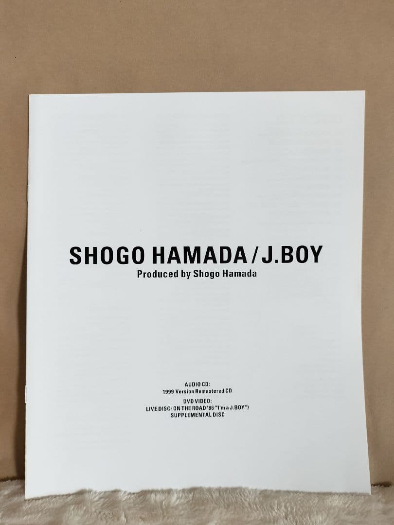 浜田省吾 \"J.BOY 30th Anniversary Box″ CD＋DVD