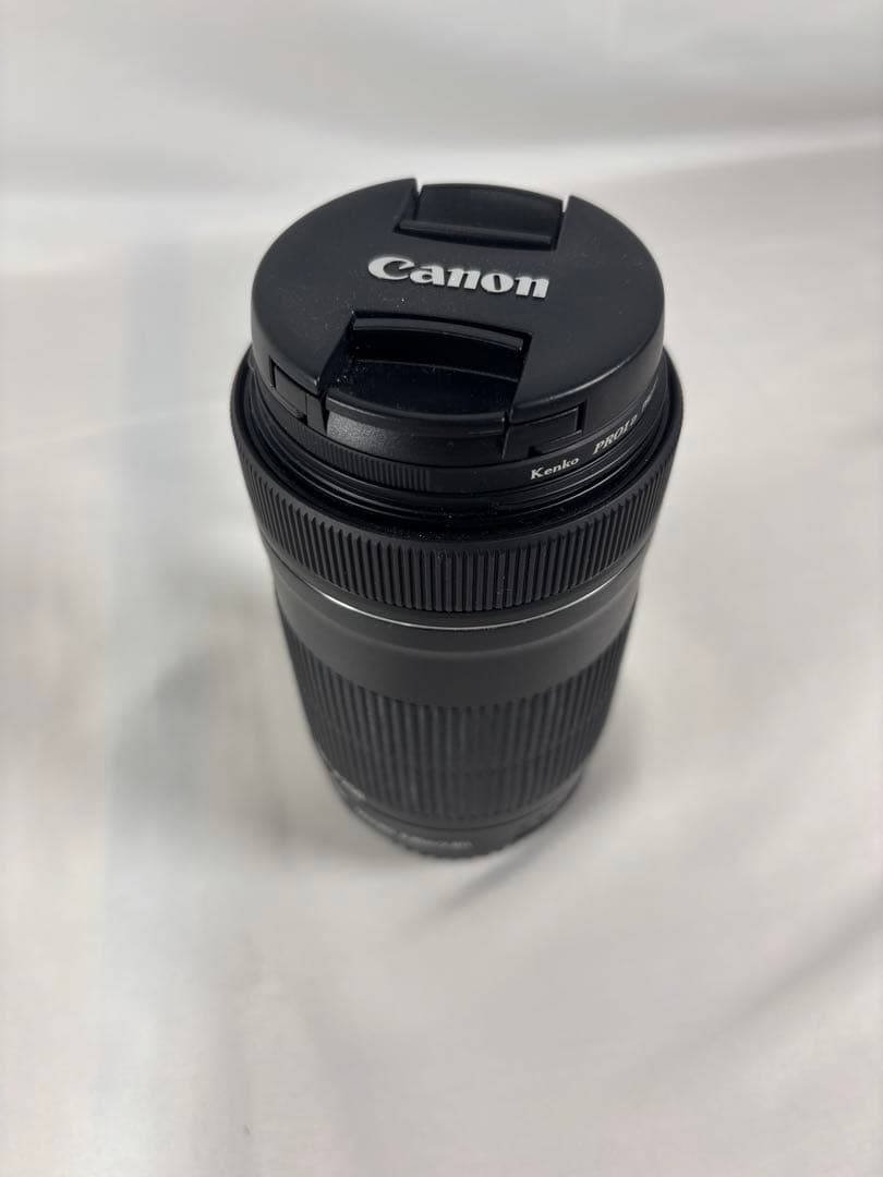 【美品】Canon EF-S 55-250mm ズーム レンズ保護フィルター付き