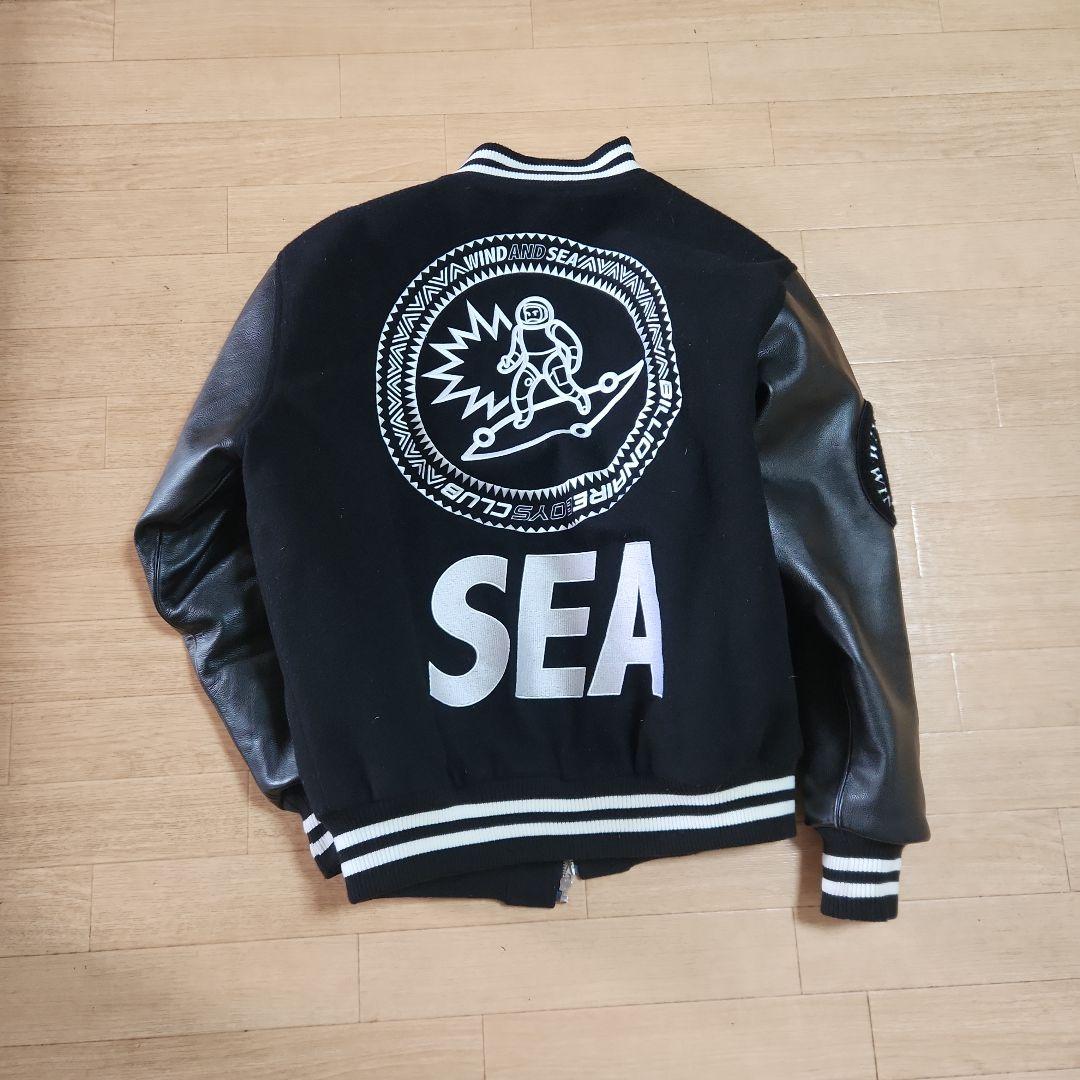 WIND AND SEA × BBC VARSITY JACKET スタジャンM