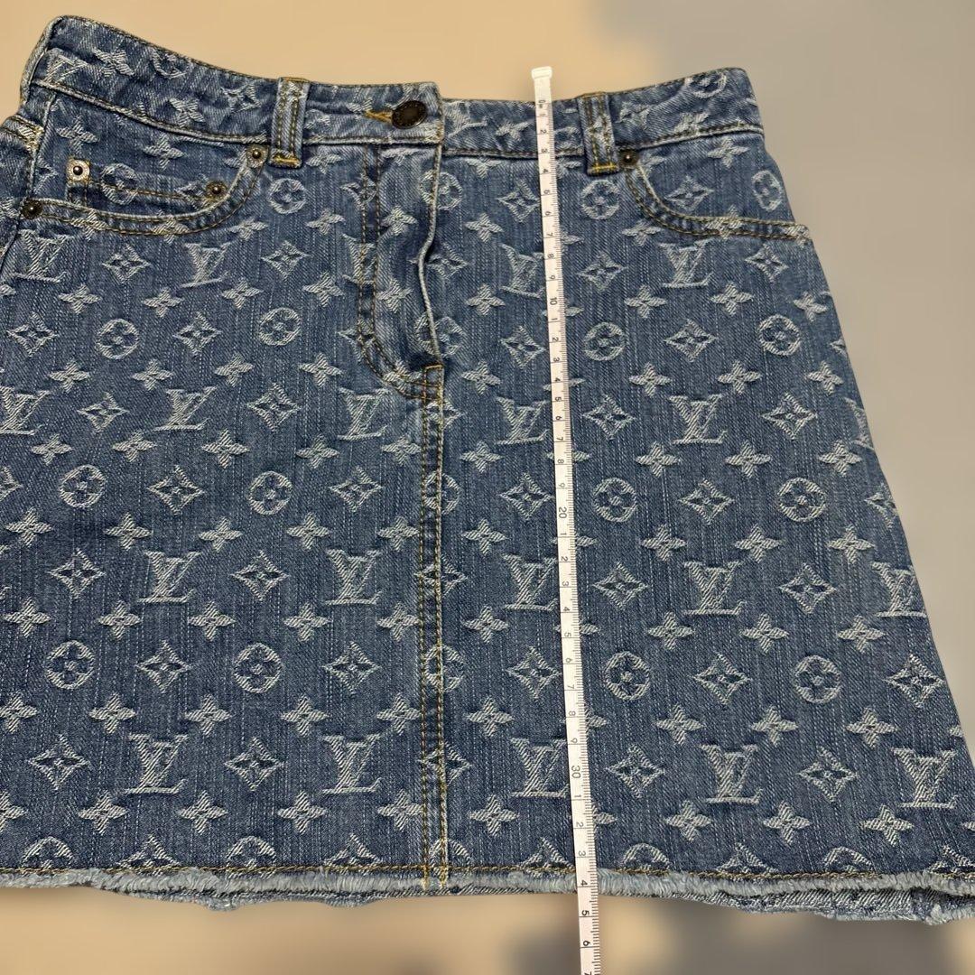 Louis Vuitton モノグラムデニムスカート