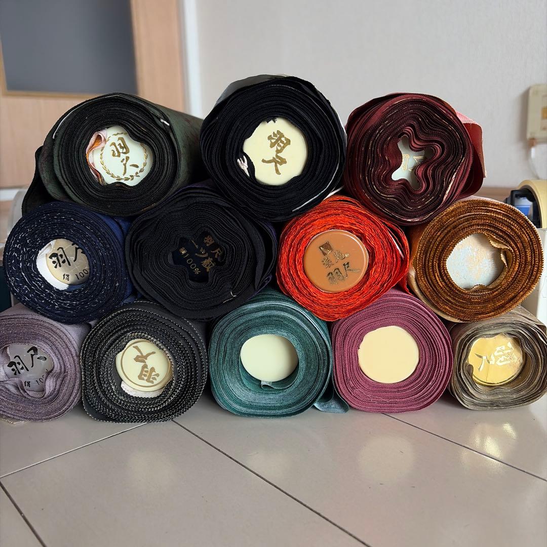 東*子様 ■S023■未使用品■正絹■美品　羽尺　反物　12点セット■大量まとめ