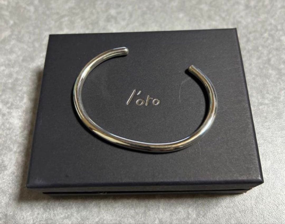 l'oro ロロ　シルバーバングル