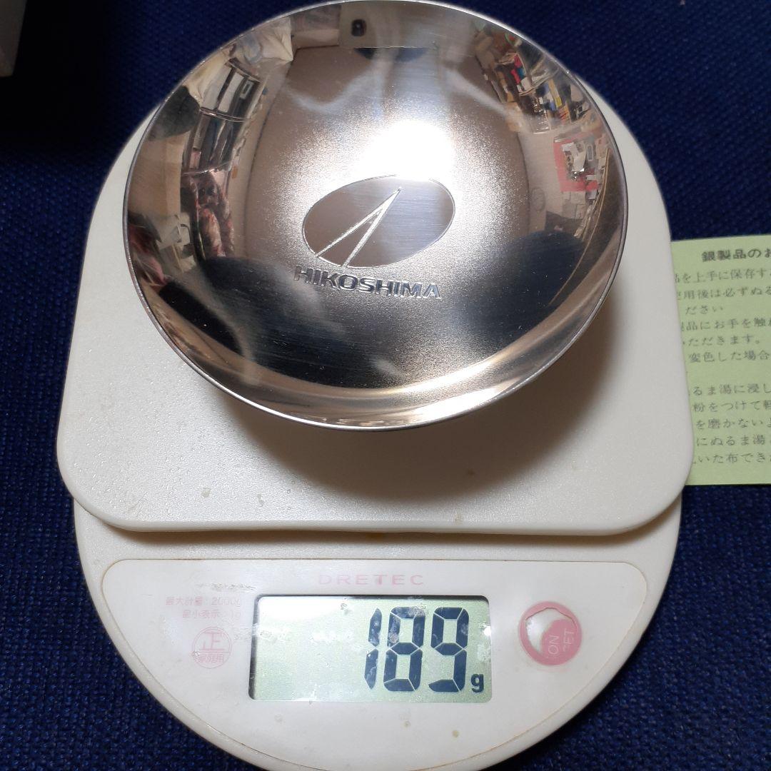 純銀製品　盃　重さ189g　刻印あり　木箱付き