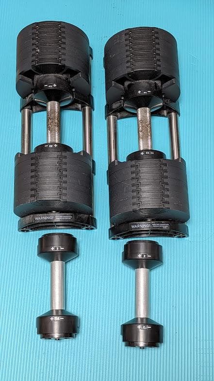 FLEXBELL可変式ダンベル32kg 2kg刻み 交換シャフト付 【直接引渡】