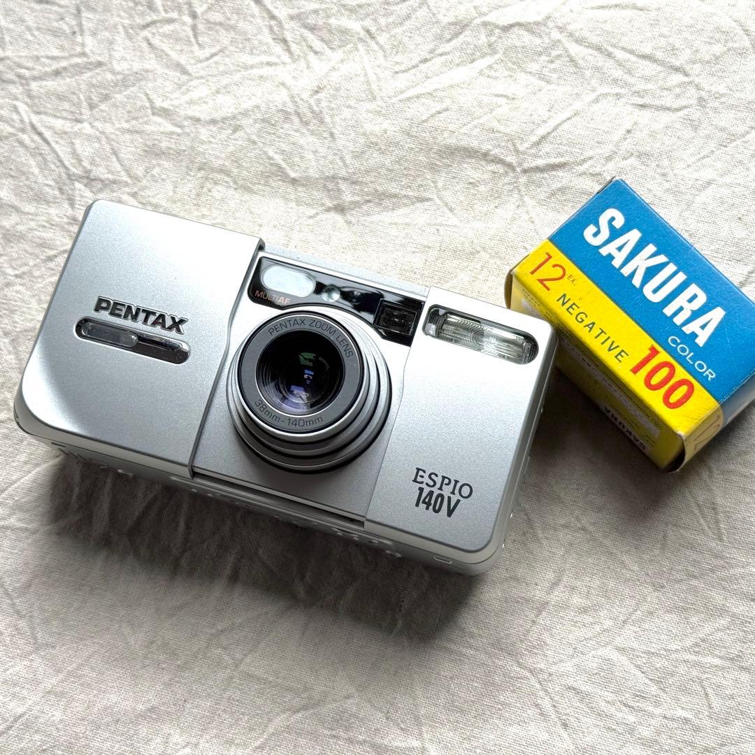 ⌘完動品！ 電池付き、作例あり！ PENTAX ESPIO 140V⌘