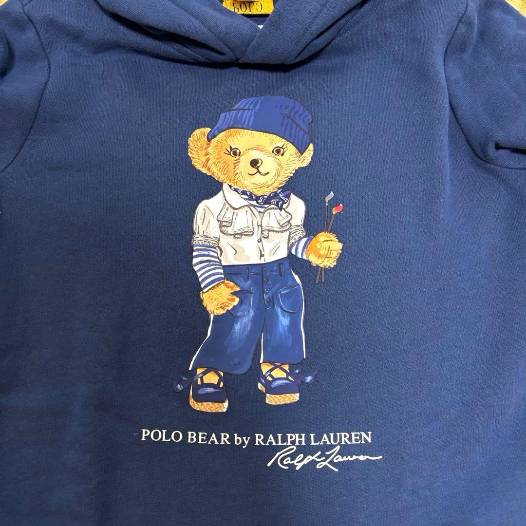 新品 ラルフローレン ポロベア パーカー スウェット ワンピース キッズ