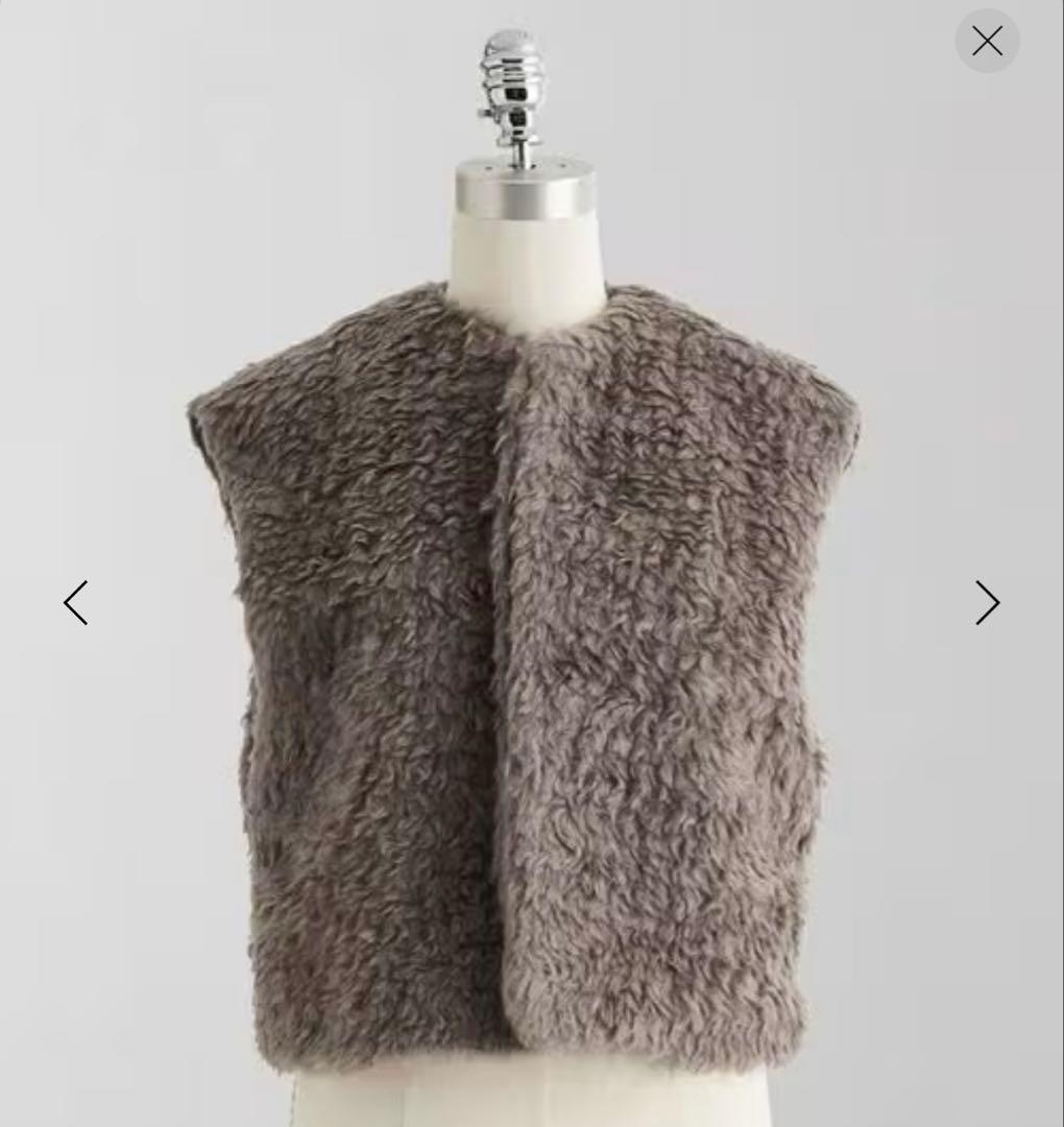 新品未使用【LOEFF】シャギーベスト