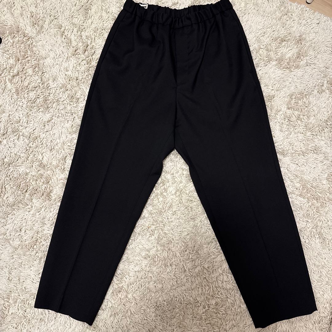 激安 ジルサンダー スラックス 黒 44