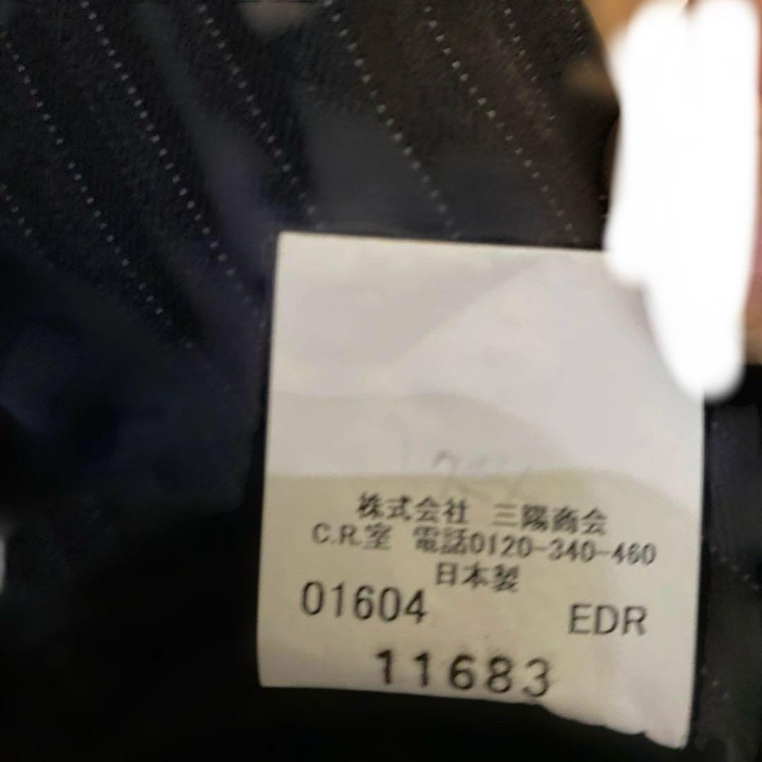 超メルカリ市‼️BURBERRY ブラックダークグレー ストライプスーツ