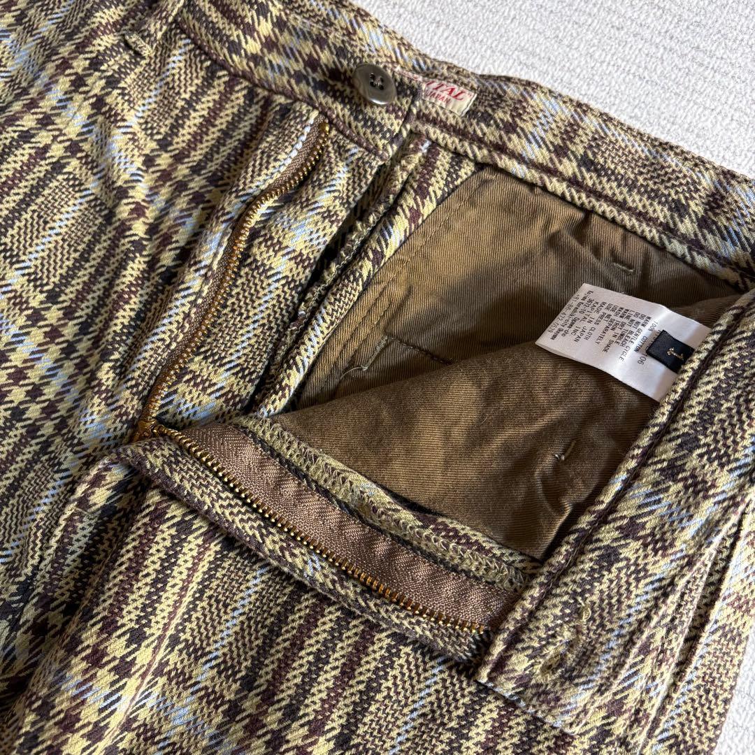 KAPITAL キャピタル フレアパンツ ブーツカット チェック