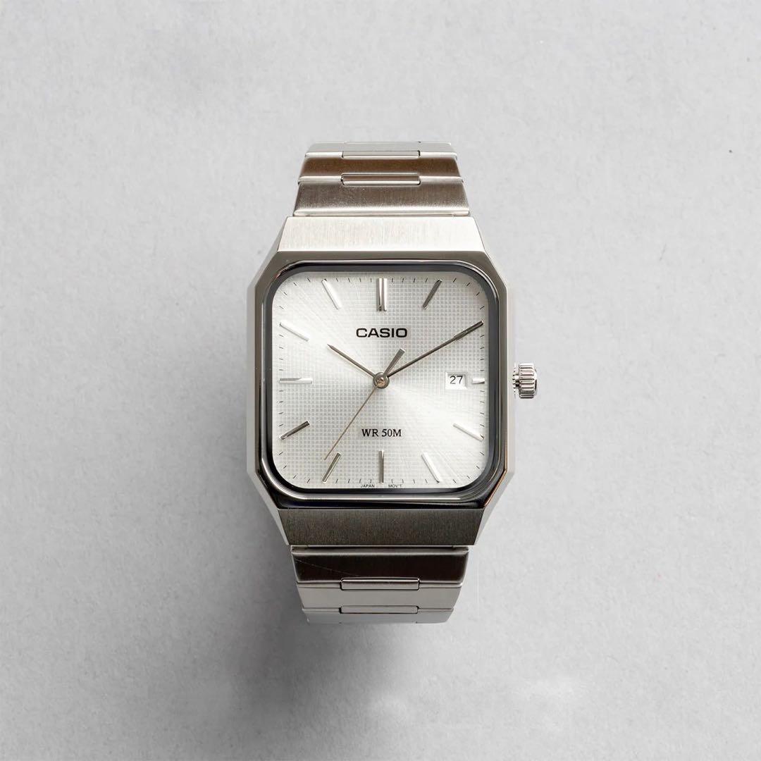 【新品・未使用】 CASIO MTP-B185D-7A シルバー 海外モデル